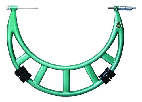 INSIZE 3206-24 Outside Micrometer with Interchangeable Anvils, 20" -24", Graduation 0.001"