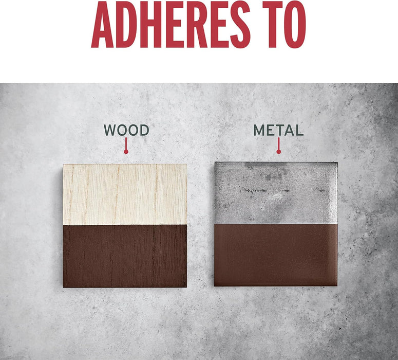 Rust-Oleum 7775730 Stops Rust Brush On Paint, Half Pint, Gloss Leather Brown, 8 Fl Oz (Pack of 6)