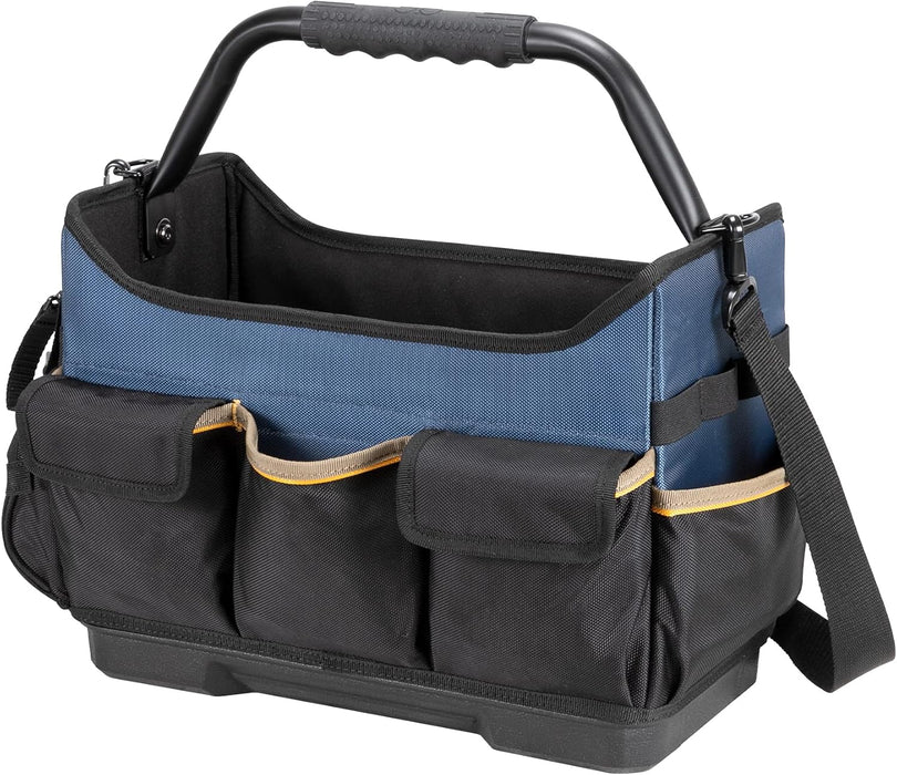 CLC Work Gear PB1580 15" Molded Base Open-Top Toolbox, Black