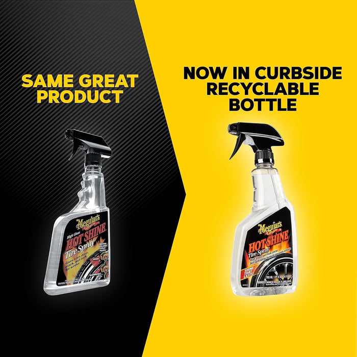 Meguiar's G1224 Hot Shine Tire Spray - 24 Oz Spray Bottle