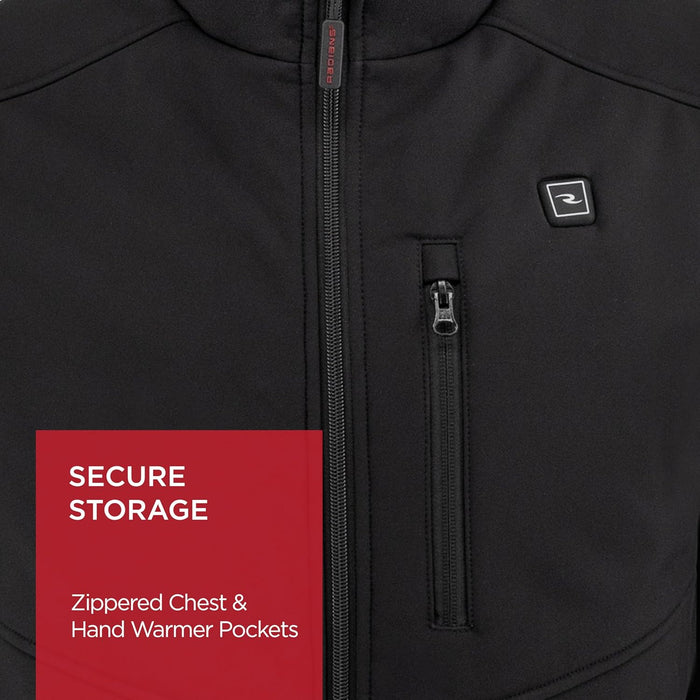 Radians (RHG-J100B-M) Men's Standard Heated Apparel - Jackets, Black, Medium