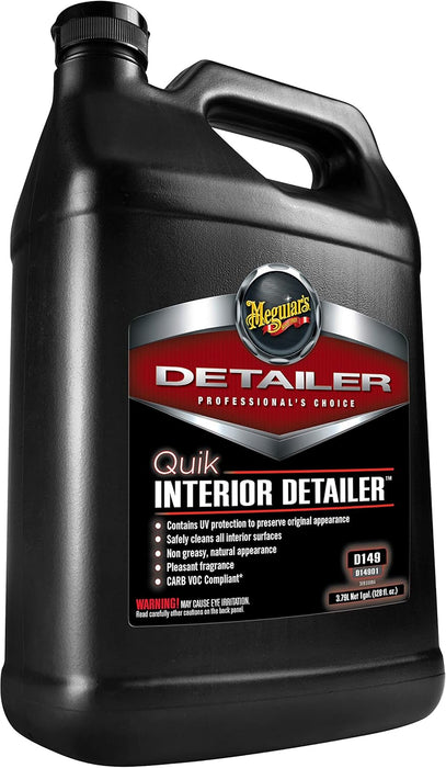 Meguiar's | D14901 | Meguiar's D14901 Detailer Quik Interior Detailer 3.79L safely cleans all interior surfaces