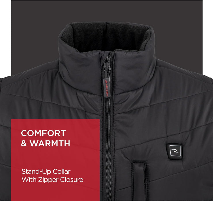 Radians (RHG-V200B-2X) Men's Heated Apparel - Vest, Black, XX-Large