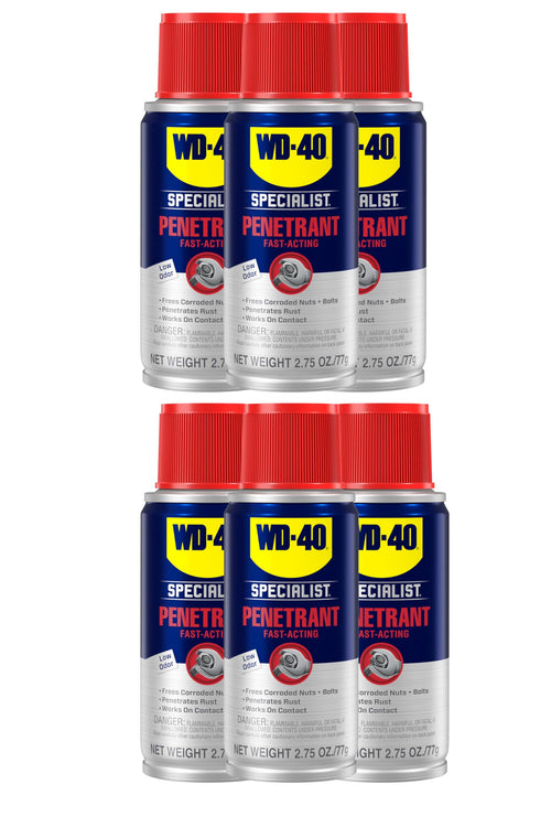 WD-40 300258 Specialist Penetrant, 2.75 oz (Pack of 6)