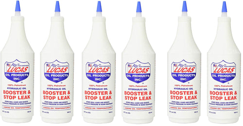 Lucas Oil 10019 Hydraulic Oil Booster and Stop Leak - 32 oz. (32 Ounce (Pack of 6))