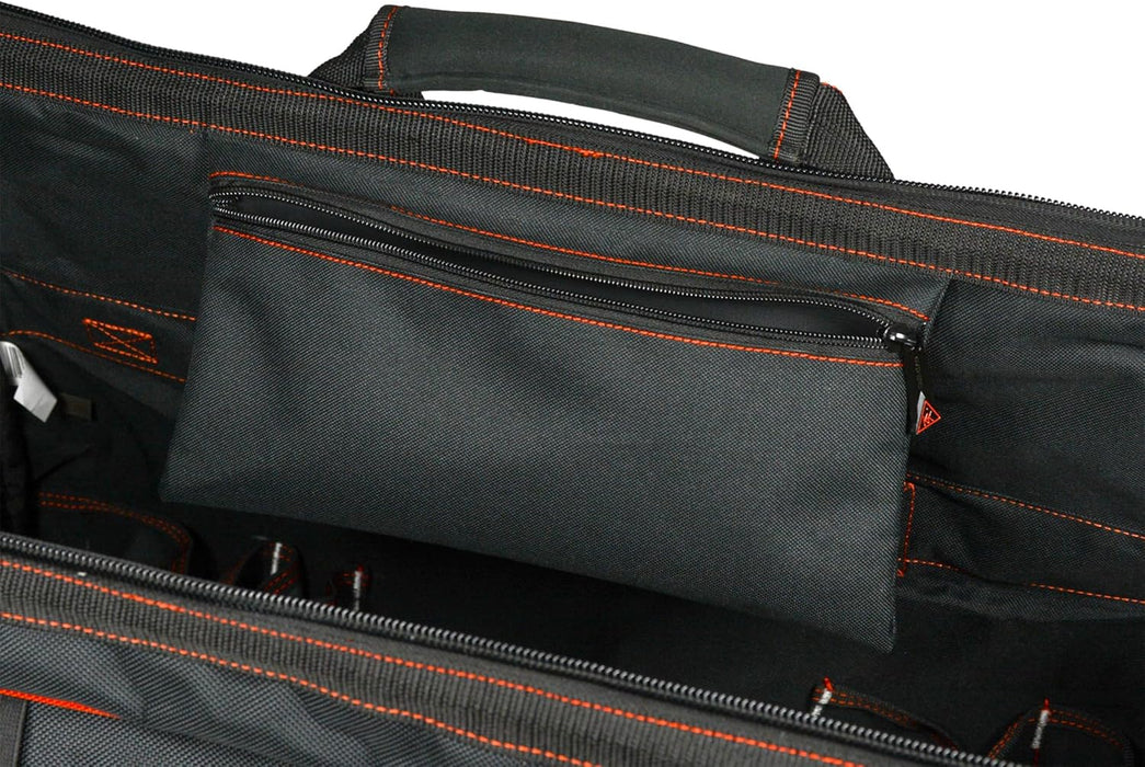 Hultafors Work Gear HT5511 Pro Contractor's Gear Bag, 9 Pockets, Heavy Duty Ballistic Polyester Tool Bag, XL Interior Compartment, Comfortable Shoulder Strap