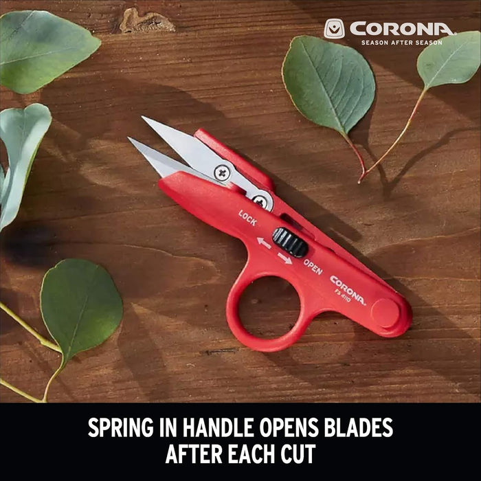 Corona FS4110 Hydroponic Finger Micro Snips, Red