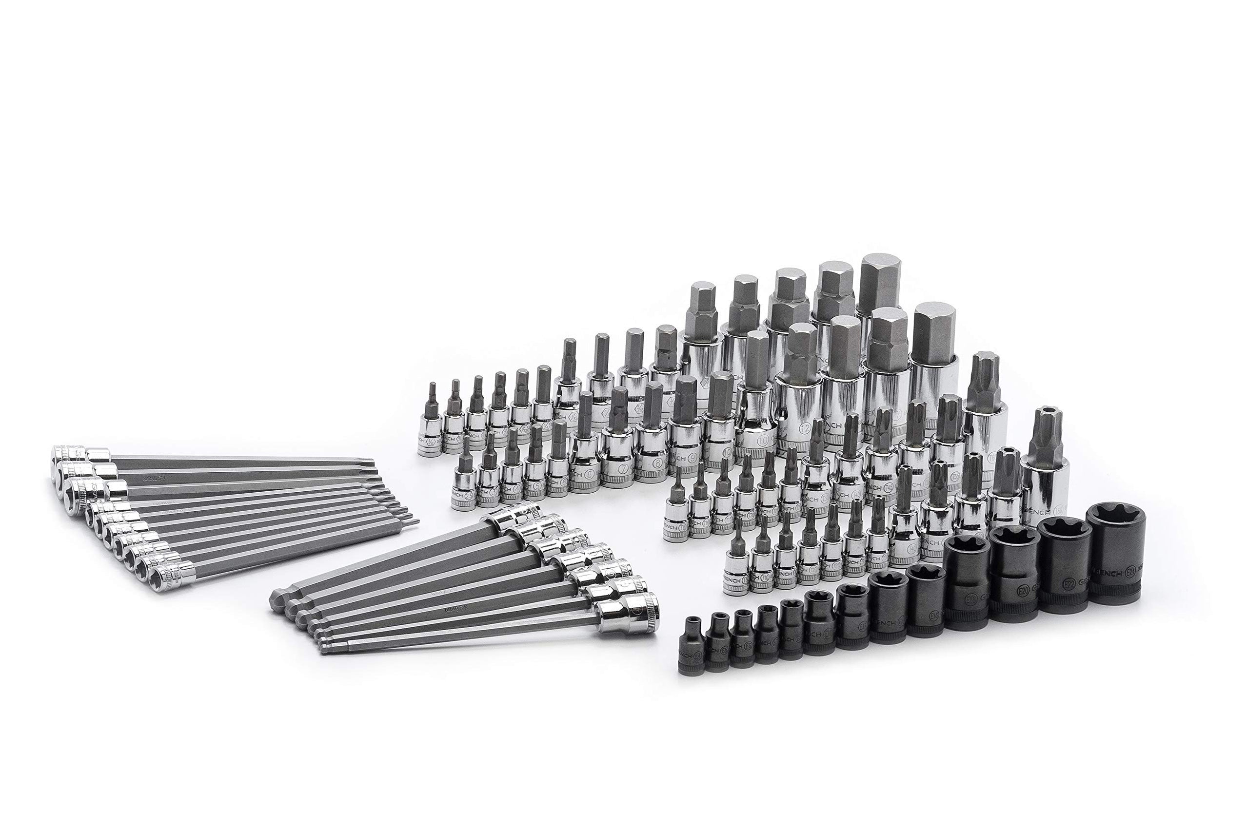 GEARWRENCH 80742 84 Pc. Master SAE/Metric Hex And Torx Bit Socket Set ...
