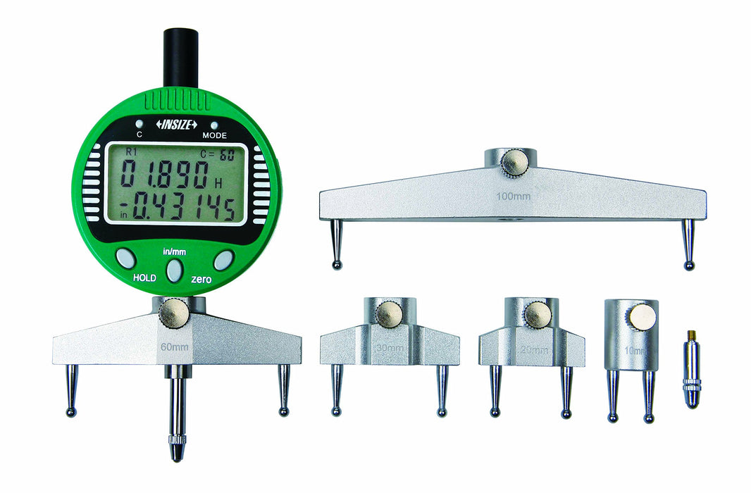 INSIZE 2183 Electronic Radius Gage, 0.2" - 27.5"/5 mm - 700 mm