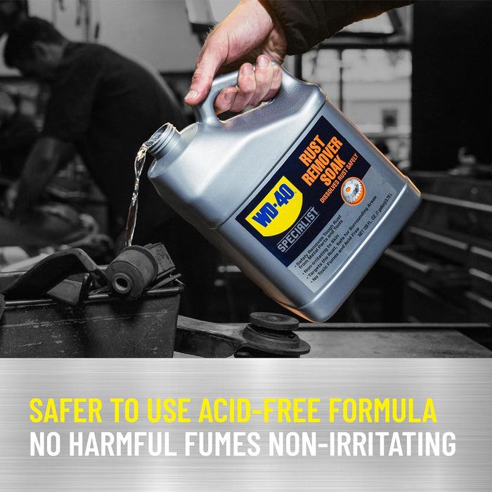 WD-40 300042-4PK Specialist Rust Remover Soak, 128 Fl Oz, One Gallon (Pack of 4)