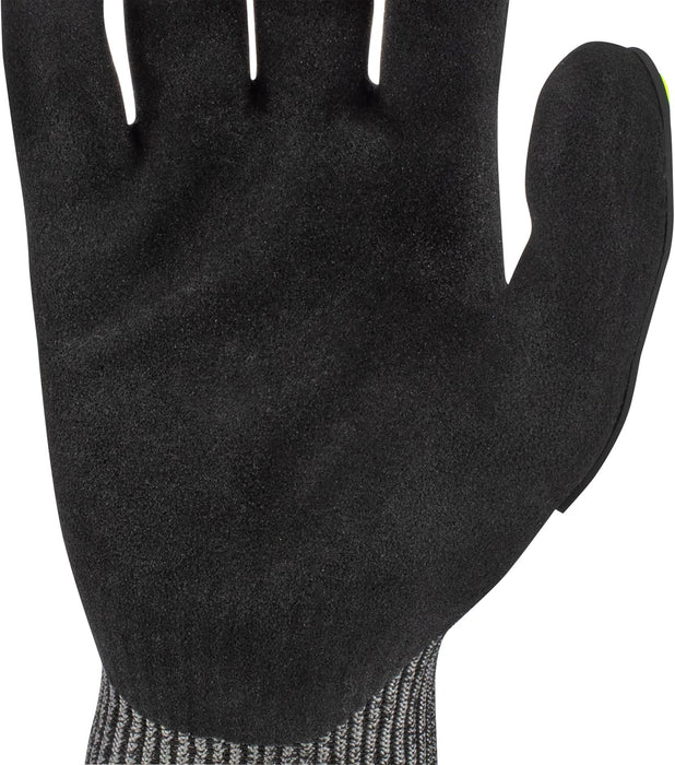 Radians RWG723L Unisex Cut Resistant A6 Nitrile Glove with TPR and TEKTYE Yarn, Large