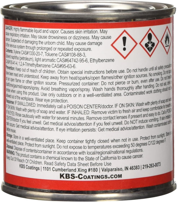 KBS Coatings 65205 Cast Iron Grey Xtreme Temperature Coating - 8 fl. oz.