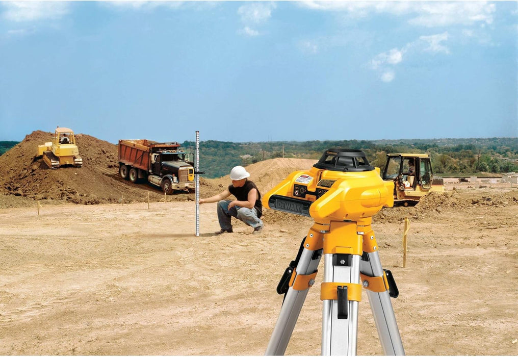 DEWALT Rotary Laser Level Kit, Indoor/Outdoor Survey Laser Transit (DW074KD)