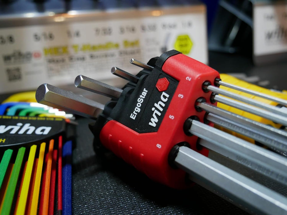 Wiha 66992 MagicRing Ball End Hex L-Key Set In Holders, 22 Piece