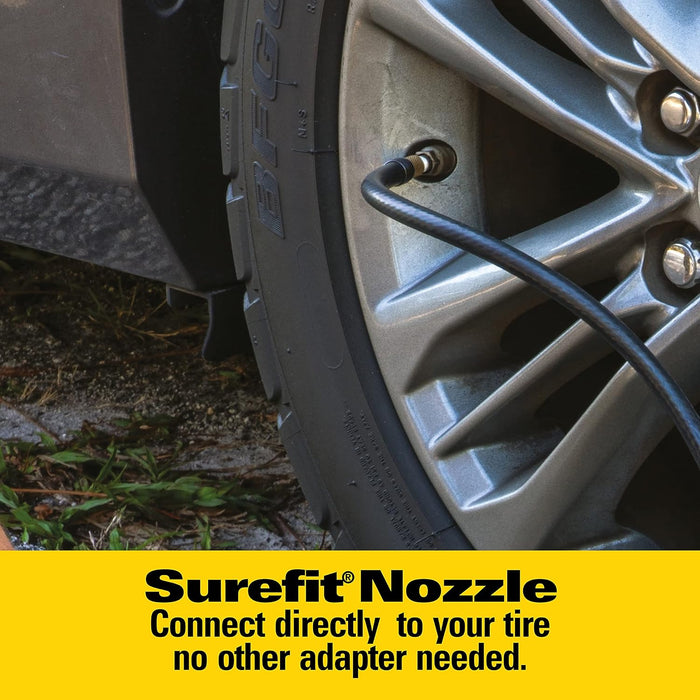 Stanley FATMAX J7CS Portable Power Station Jump Starter 700 Peak Amp Battery Booster, 120 PSI Air Compressor, 3.1A USB Ports, Battery Clamps