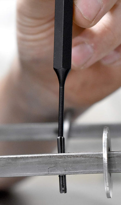 Mayhew Select 71504 3/8-Inch Pin Punch, Multi Shot Blast Finish 3/8 x 3.50" Pin 8" OAL x 1/2" Body