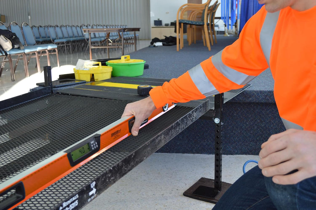 Johnson 1760-4800 Digital Box Level, 48", Orange