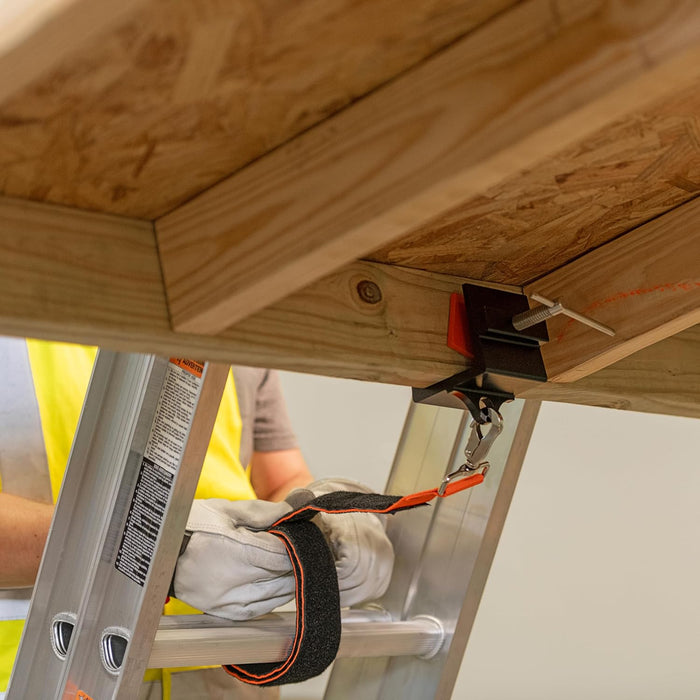 Guardian 10808 Aluminum Ladder Stability Anchor, OSHA Compliant, Black