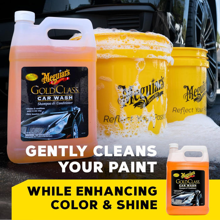 Meguiar's G7101FFP Gold Class Car Wash Foam for Car Cleaning - 1 Gallon, 128 Fl Oz (Pack of 1)