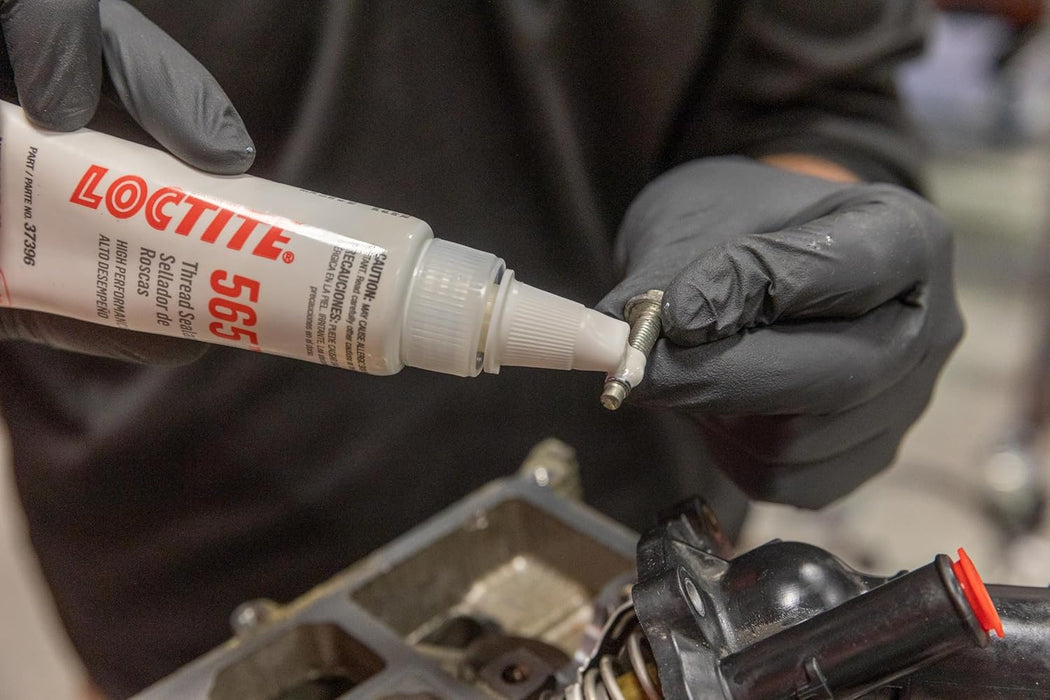 Loctite 483629 565 Automotive White Thread Sealant - General Purpose, High Viscosity, Rapid Cure, Replaces Tapes & Pipe Dopes - 50 ml (Pack of 1)