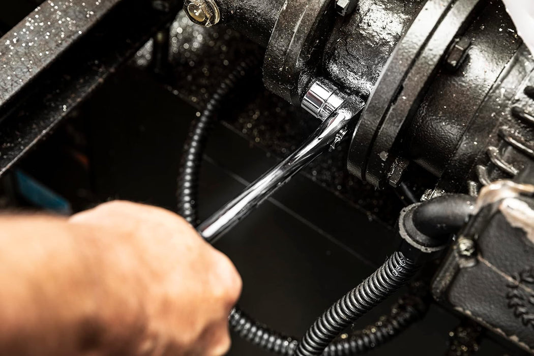 GEARWRENCH (81396) 14 Piece 3/8" Drive 6 Point MM Stubby Socket Set