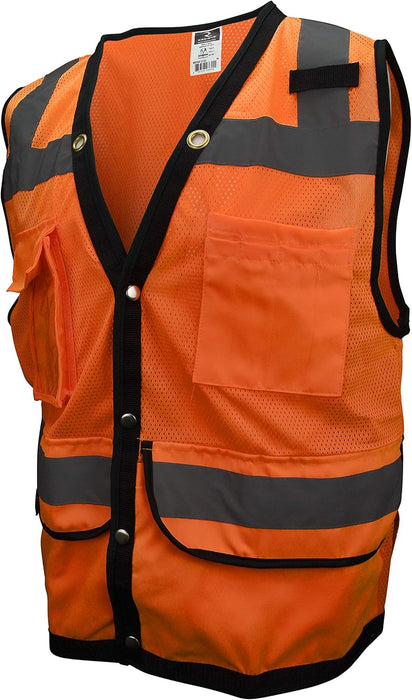 Radians SV59-2ZGD-2X Unisex Industrial Safety Vest Safety Orange, Large