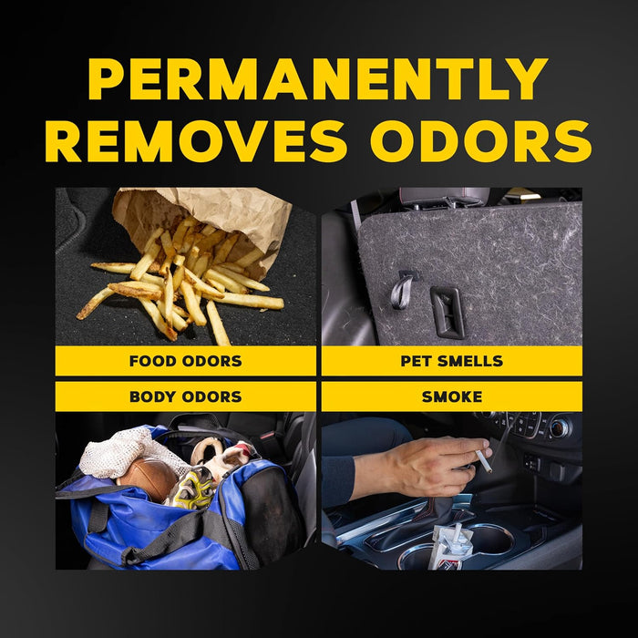 Meguiar's G16402 Whole Car Air Refresher, Odor Eliminator Spray Eliminates Strong Vehicle Odors, New Car Scent, 2 oz Spray Bottle (Pack of 3)