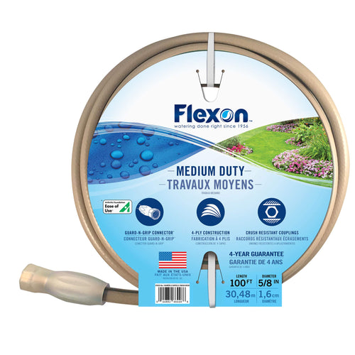 Flexon FAW58100 Garden Hose, 100ft, 5/8" Diameter