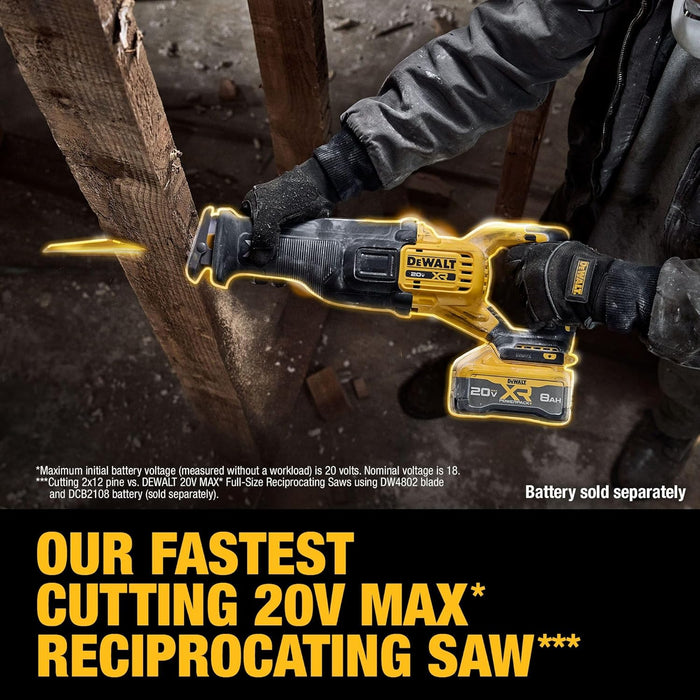DEWALT DCS384B 20V MAX XR Brushless Cordless Reciprocating Saw (Tool Only)