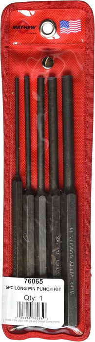Mayhew Tools | ‎76065 | Mayhew Select 76065 446-K Long Pin Punch Kit, 5-Piece