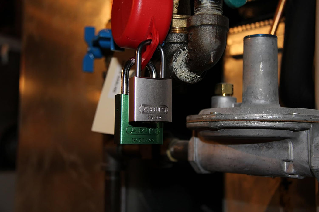 Abus 72/40 Lockout Padlock, KD, Blue, 1/4 In. Dia.