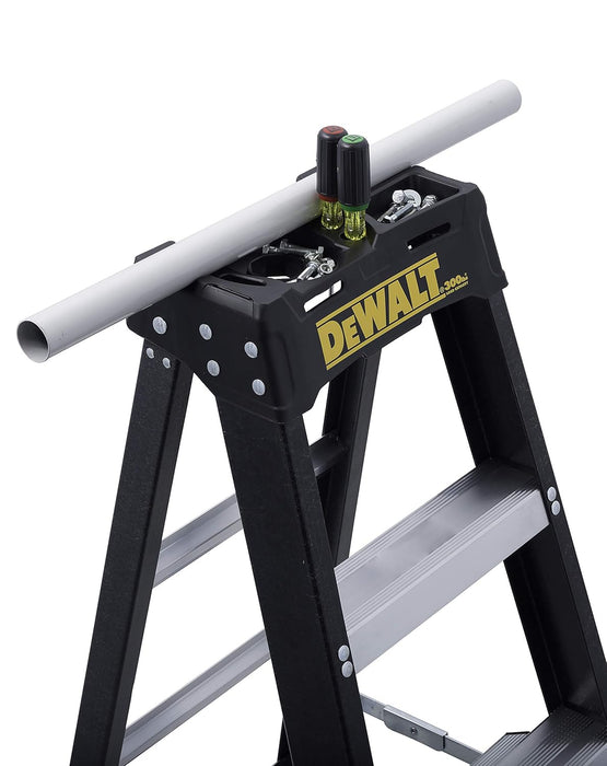 DEWALT 4-Foot Fiberglass Step Ladder, 300-Pound Load Capacity, Type IA, DXL3010-04 Black 4 feet