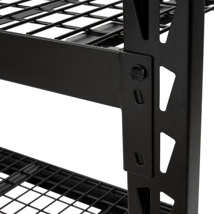 DEWALT DXST4500BLK-W 4-Foot Tall, Black Frame 3 Shelf Industrial Storage Rack