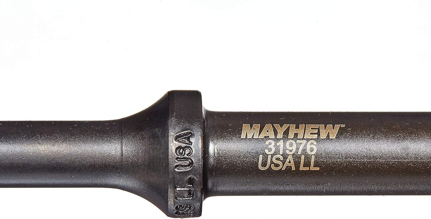 Mayhew Tools 31976HT Pneumatic Scraper, 1-1/8" x 8" Hang Tag, Black Oxide Finish