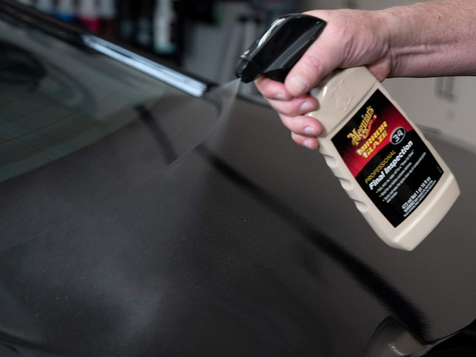Meguiar's Professional Final Inspection M3416 - Detailer Spray for Removing Light Dust, Contaminants, Smudges and Finger Prints, Car Detailer Spray Effective as a Clay Bar Lubricant, 16 Oz