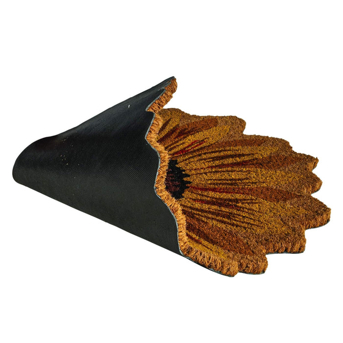 Notrax Sunflower, Vinyl-Backed Natural Coir Doormat, Entry Mat for Indoor or Outdoor Use, 18"x30", C12 (C12S1830SR)