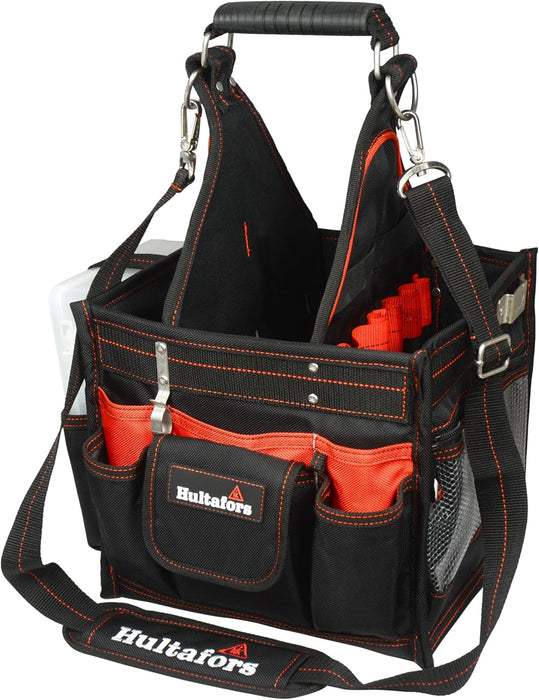 Hultafors Work Gear HT5582 Electrical/Maintenance Tool Carrier, 23 Pockets, Heavy Duty Ballistic Polyester Tool Bag