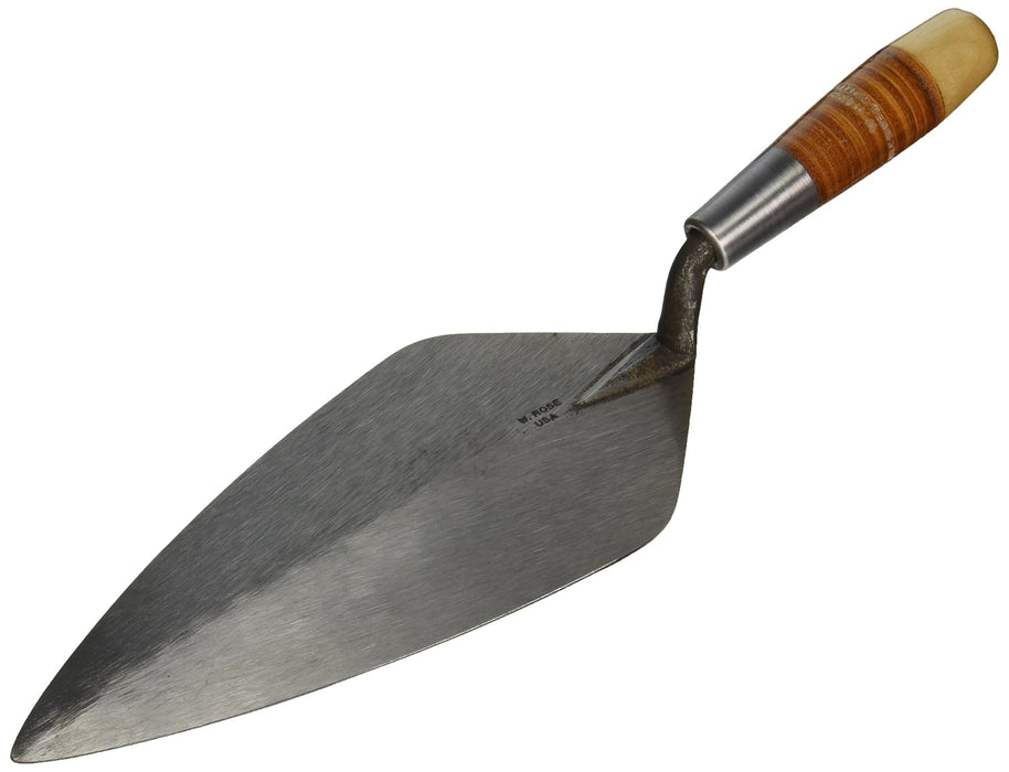 Kraft Tool RO316-12 12" Narrow London Brick Trowel with Leather Handle