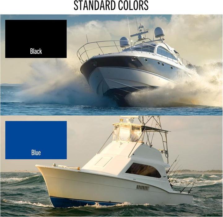 Rust-Oleum 207012 Marine Flat Boat Bottom Antifouling Enamel Paint, 1-Quart, Black (Pack of 1)