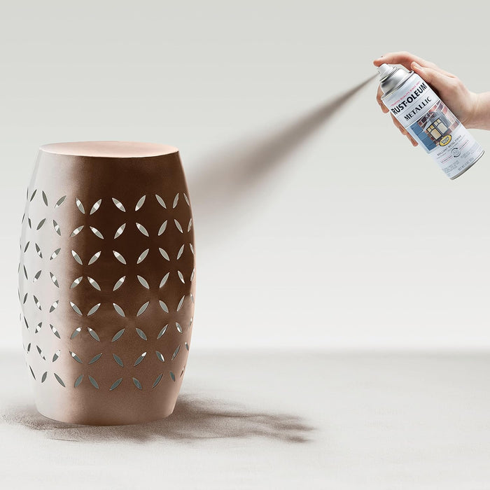 Rust-Oleum 286525 Stops Rust Metallic Spray Paint, 11 oz, Dark Copper (Pack of 6)