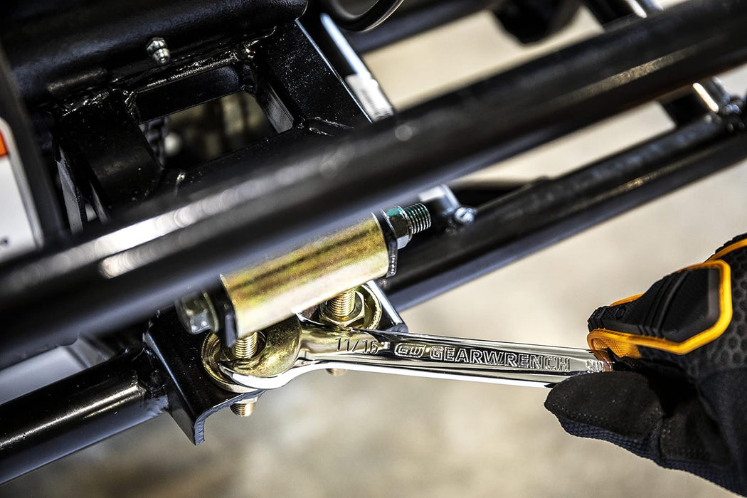 GEARWRENCH 86951 7/8" 4 Degree Swing Arch 12 Point Ratcheting Combination Wrench