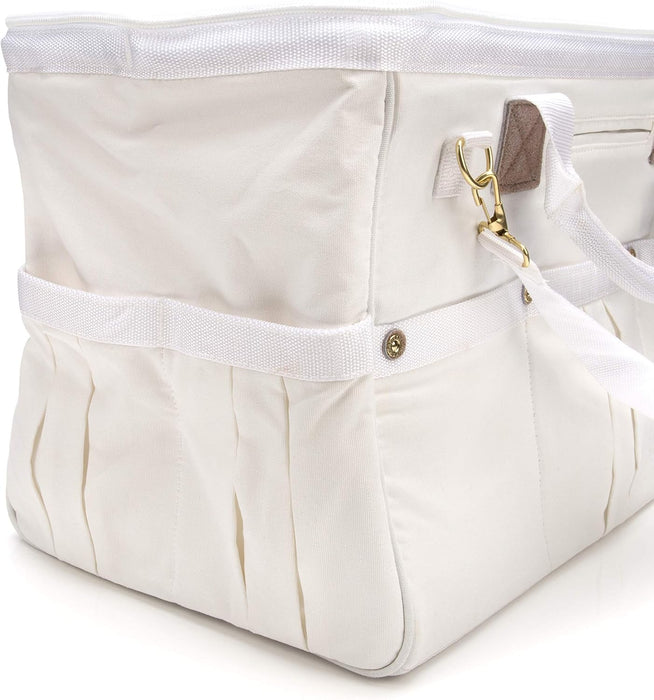 Dickies 57041 20-Inch Durable Canvas Work Bag for Painters, Carpenters, and Builders, Heavy-Duty Zipper, Reinforced Handles, Exterior Pockets, Shoulder Strap