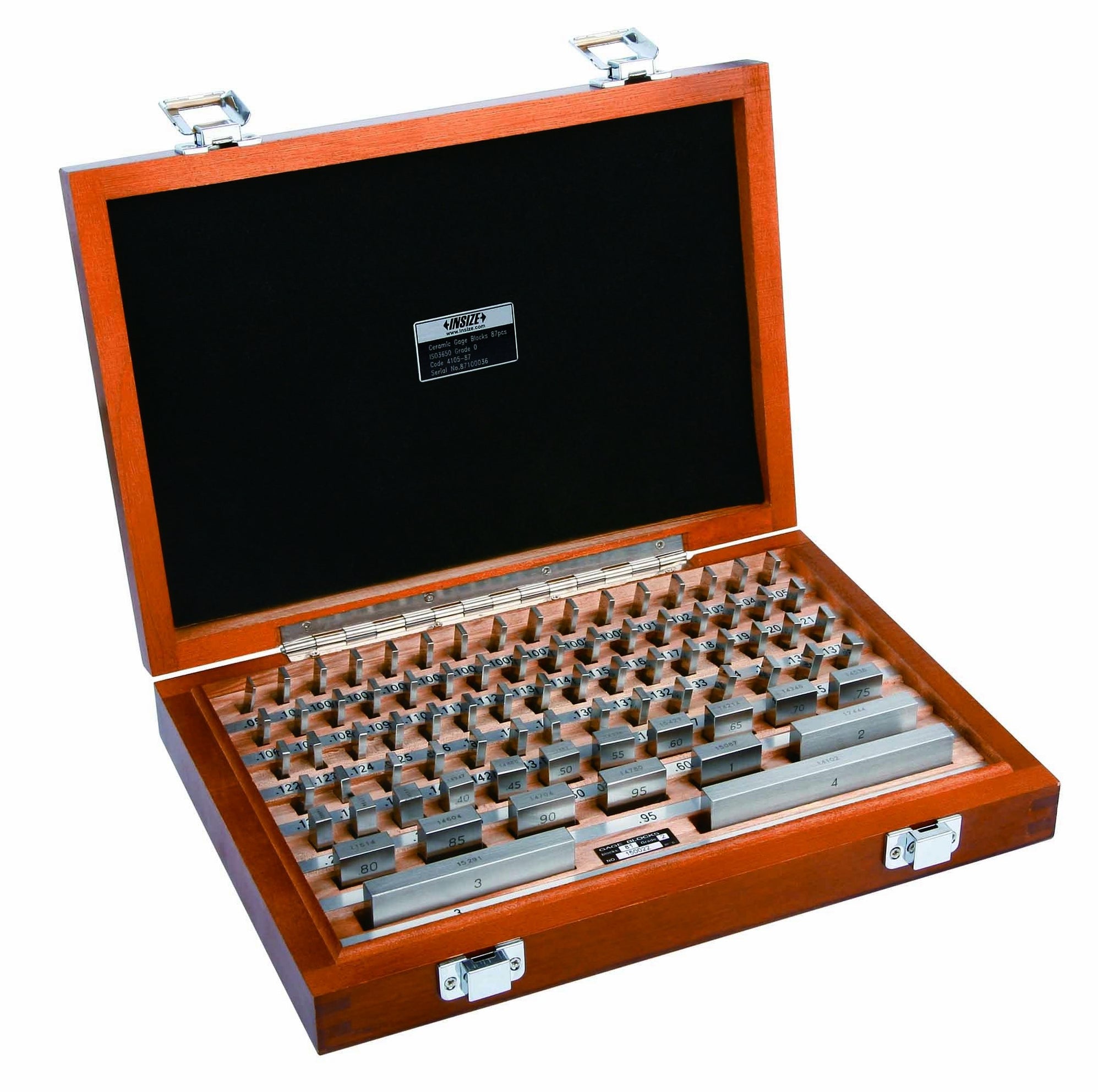 INSIZE 4102-36 Steel Gage Block Set, Grade 0, 36 Piece/Set — Contractor ...