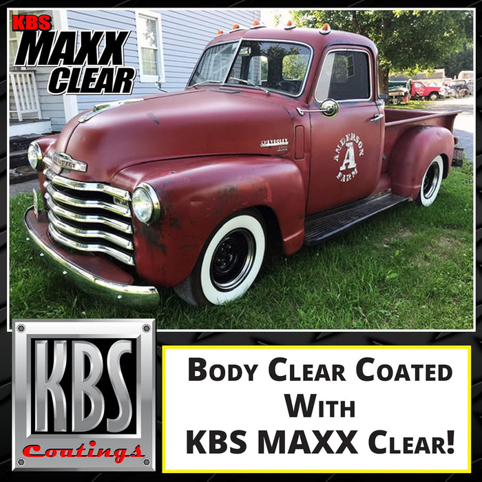 KBS Coatings 804214 MAXX Clear Quart, Satin Sheen, UV Stable 2K Durable Clear Coat Paint
