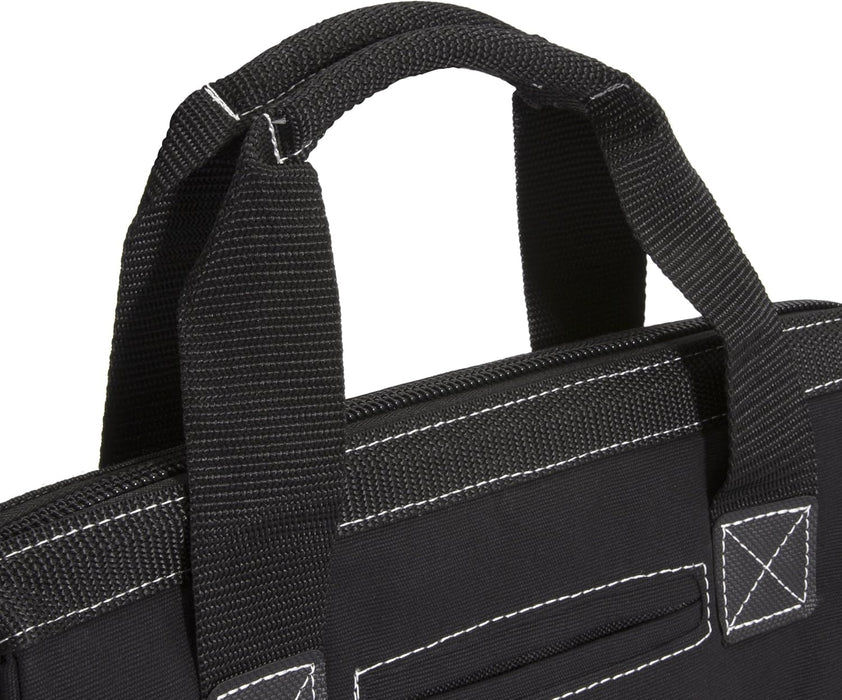 Dickies 57084 12-Inch Durable Canvas Work Bag for Painters, Carpenters, and Builders, Heavy-Duty Zipper, Reinforced Handles