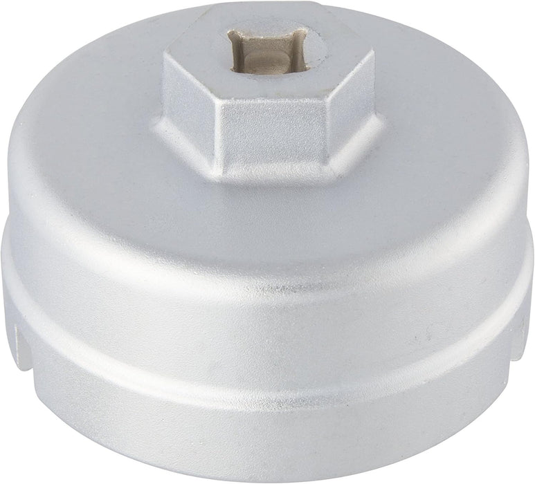 Steelman 99461 Oil Filter Housing Wrench for Toyota and Lexus 4-Cylinder Engines, 64.5mm x 14 Flute