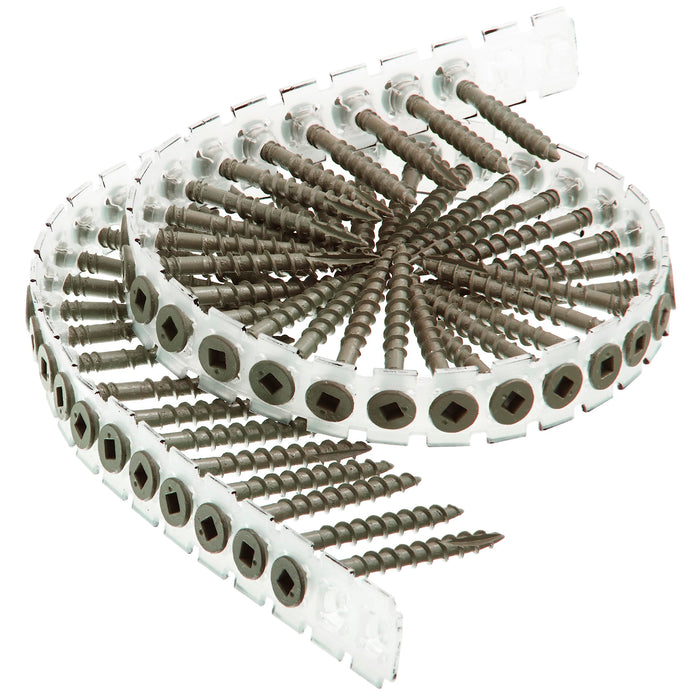 Senco 08D175W DuraSpin #8 x 1-3/4-inch, Decking and Dock Collated Screw (1000 Count)