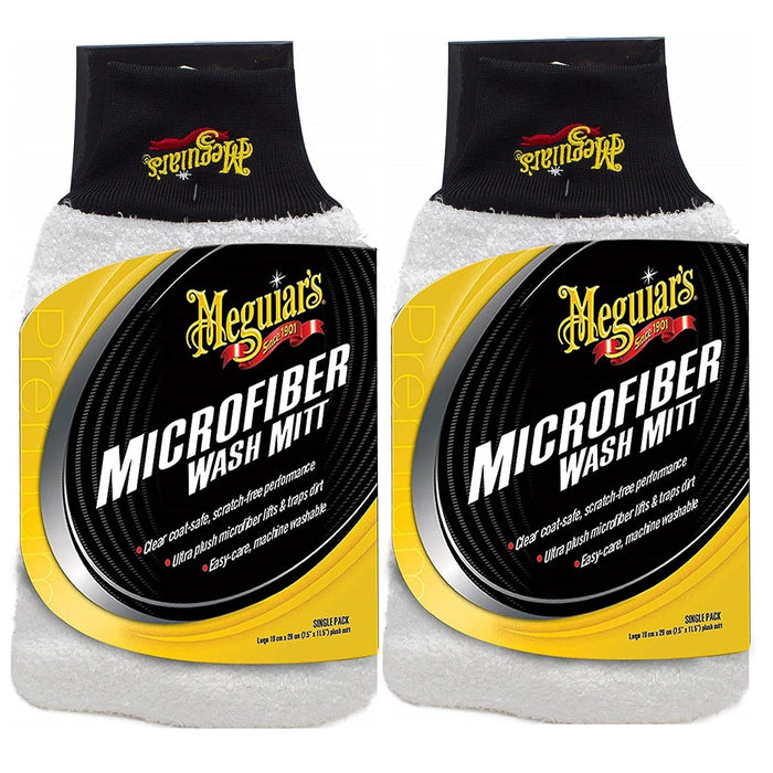 Meguiars X3002 Microfiber Wash Mitt (Pack of 2)