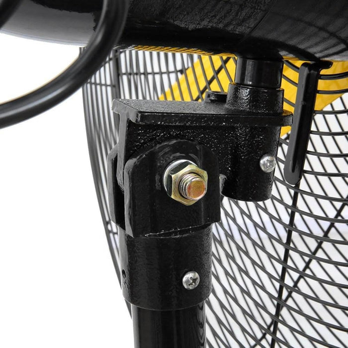 Master MAC-30P High Velocity Pedestal Fan, 3 Speed Portable Metal Standing Fan with Adjustable Height & Swivel Head, Powerful & Efficient Cooling, 30 Inch