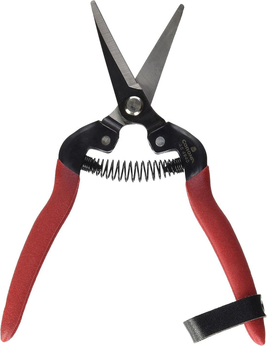 Corona AG4940 Long Curved Snip, Tempered Steel